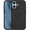 Dėklas Telforceone Silicone Thin Mag case for iPhone 17 6,3" juodas