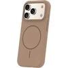 Dėklas Telforceone Silicone Thin Mag case for iPhone 17 Pro 6,3" ruda