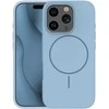 Dėklas Telforceone Silicone Thin Mag case for iPhone 16e / 17e light mėlynas