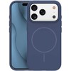 Dėklas Telforceone Silicone Thin Mag case for iPhone 17 Pro 6,3" dark mėlynas
