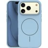 Telforceone Plonas silikoninis „Magsafe“ dėklas, skirtas „iPhone 17 Pro“, šviesiai mėlynas