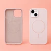 Dėklas Telforceone Silicone Thin Mag case for iPhone 16e / 17e light pink