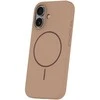 Dėklas Telforceone Silicone Thin Mag case for iPhone 16 Pro Max 6,9" ruda