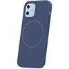 Dėklas Telforceone Silicone Thin Mag case for iPhone 12 / 12 Pro 6,1" dark mėlynas