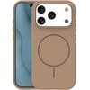 Dėklas Telforceone Silicone Thin Mag case for iPhone 17 Pro Max 6,9" ruda