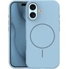 Dėklas Telforceone Silicone Thin Mag case for iPhone 17 6,3" light mėlynas