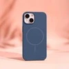 Dėklas Telforceone Silicone Thin Mag case for iPhone 13 6,1" dark mėlynas