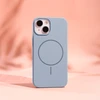 Dėklas Telforceone Silicone Thin Mag case for iPhone 14 6,1" light mėlynas