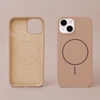 Dėklas Telforceone Silicone Thin Mag case for iPhone 16 Pro Max 6,9" ruda