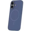Dėklas Telforceone Silicone Thin Mag case for iPhone 16 6,1" dark mėlynas