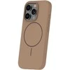Dėklas Telforceone Silicone Thin Mag case for iPhone 17 Air 6,6" ruda