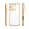 Dėklas Telforceone Silky Gold case for iPhone 15 Pro 6,1" pink