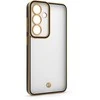 Dėklas Telforceone Silky Gold case for Oppo Reno 13F 5G (Global) / 13FS 5G juodas