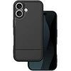 Telforceone „iPhone 16“ dėklas su anglies pluošto imitacija, juodas