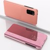 TelForceone Smart Clear View dėklas skirtas Samsung Galaxy A13 4G, rožinis