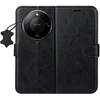 Dėklas Telforceone Smart Luxe leather case for Honor Magic 8 Lite juodas