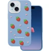Dėklas Telforceone Strawberry case for iPhone 13 / 14 / 15 6,1" mėlynas