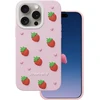 Dėklas Telforceone Strawberry case for iPhone 14 Pro / 15 Pro 6,1" pink