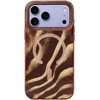 Tecto Shield Desert Mag dėklas, skirtas Samsung Galaxy S25, terakotos spalvos