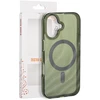 Tecto Shield Desert Mag dėklas, skirtas iPhone 17 6,3" tamsiai alyvuogių spalvos
