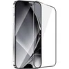 Telforceone Grūdinto stiklo metalinis rėmelis, skirtas „Samsung Galaxy A16 4G / A16 5G / M16 5G / A17“, juodas rėmelis.