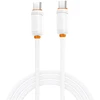 XO kabelis NB-Q298 PD USB-C – USB-C 1,0m 240W baltas