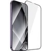 TelForceone Grūdinto stiklo metalinis rėmelis, skirtas "iPhone 14 Pro Max" 6,7 juodas rėmelis