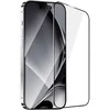 TelForceone Grūdinto stiklo metalinis rėmelis, skirtas "iPhone 16 Plus" 6,7 juodas rėmelis