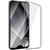 Telforceone Grūdinto stiklo metalinis rėmas Samsung Galaxy A24 4G / A25 5G juodas rėmelis