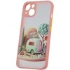 Telforceone Madingas dėklas Ultra Trendy, skirtas iPhone 14 6,1, rožinis