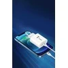 Tinklo įkroviklis T-PHOX ISPEED 20W + kabelis USB-C/lightning baltos spalvos