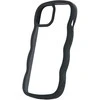 Telforceone Telefono dėklas Wave skirtas iPhone 15, juodos spalvos