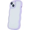 Telforceone Telefono dėklas Wave skirtas iPhone X/XS, violetinės spalvos