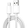 WIWU kabelis C006 USB - Lightning 1,2 m 2,4A baltos spalvos