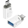 XO adapter NB256B OTG USB - USB-C baltas