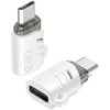XO adapteris NB256H USB-C - microUSB baltas