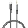 XO kabelis audio NB-R279B USB-C - jack 3,5mm 1,0m baltos spalvos
