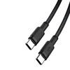 XO kabelis NB-Q199 PD USB-C - USB-C 1,5m 100W juodos spalvos