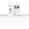 XO cable NB-Q312A PD USB-C - USB-C 1,0m 240W juodas with LED