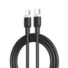 XO kabelis NB208B PD USB-C - USB-C 1,0m 60W baltos spalvos