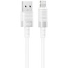 XO kabelis NB282 USB - USB-C 1,0m 6A baltos spalvos