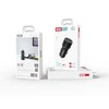 XO automobilinis įkroviklis CC30 2x USB 2,4A juodos spalvos