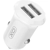 XO automobilinis įkroviklis CC67 12W 2x USB baltas