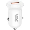 XO automobilinis įkroviklis CC68 18W QC 1x USB baltas