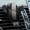 XO automobilinis laikiklis C37 gravity juodas skirtas oro išėjimui
