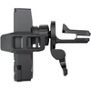 XO car holder SL14 with wireless inductive charger 25W juodas air vent with LED and cooling