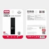 XO card reader 2 in 1 DK05A USB 2.0 juodas