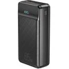 XO laptop power bank PR201 65W 30000mAh juodos spalvos