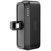 XO power bank mini PR244 20W 5000 mAh su Lightning jungtimi juodos spalvos