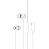 XO laidinės ausinės EP25 USB-C, baltos spalvos